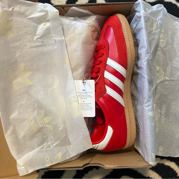 NWT Adidas Samba OG W Sneakers Better Scarlet Size Women’s 8.5 - Picture 8 of 16
